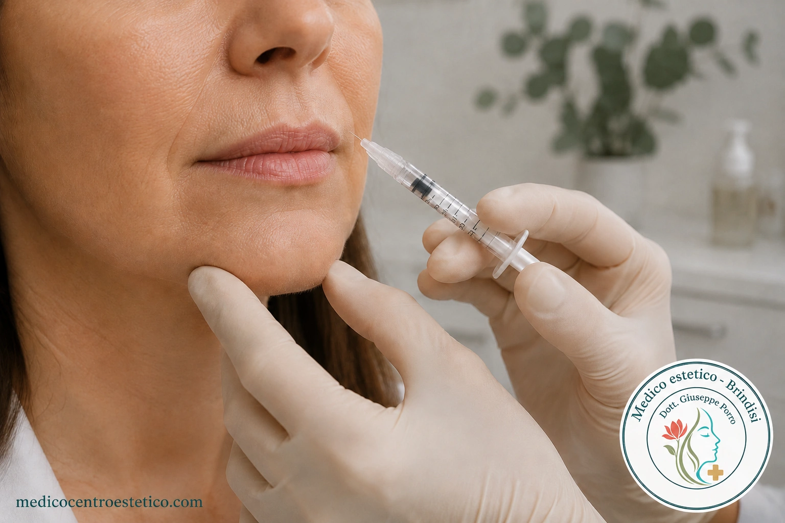 Valutazione delle labbra per filler: medico estetico Dott. Giuseppe Porro